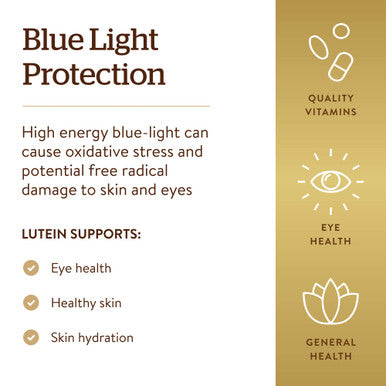Solgar Lutein 20 Mg 60 Softgels - Supports Eye Health - Helps Filter Out Blue-Light - Contains Floraglo Lutein - Non-Gmo Gluten Free Dairy Free - 60 Servings