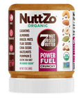 NuttZo Organic Power Fuel 7 Nuts and Seeds Butter, Smooth, Paleo and Keto Friendly, Peanut and Gluten Free, Vegan, Kosher, No Added Sugar or Oil, 12 oz Jar