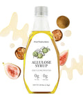 MONKSHUSHU Allulose Syrup 18.7 Fl Oz - Liquid Sweetener for Cooking, Baking, and Drinks - Keto Diet, Vegan friendly, Stevia Blend Thin Syrup - Zero Calorie Sugar Substitute - Monk Fruit - Gluten Free, 0g Net Carbs, Non-GMO