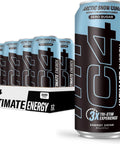 C4 Ultimate Zero Sugar Energy Drink, Tri-Stim Experience with 300mg Caffeine + TeaCrine + Dynamine, Fruit Punch, 16oz (Pack of 12)