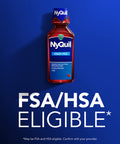 Vicks NyQuil Cough Nighttime Relief, 8 Fl Oz, Cherry Flavor - Relieves Sore Throat, Runny Nose, Cough