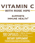 Nature'S Way Vitamin C With Rose Hips; 1000 Mg Per Serving; 100 Capsules