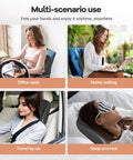 Neck And Back Massager With Heat - Cordless Rechargeable 4D Kneading Deep Tissue Massage Pillow, Neck Massager For Pain Relief Deep Tissue Ideal For Home, Office And Car