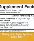 Maryruth Organics USDA Organic Turmeric Gold Liquid Drops by | Liquid Herbal Blend | Turmeric Curcumin Black Pepper Cassia Cinnamon Bark Ginger Root | Immune Support | Non-GMO | Vegan | 1oz