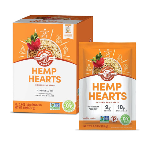 Manitoba Harvest Hemp Hearts, Shelled Hemp Seeds, 5 lbs | 10 g Plant Protein and 12 g Omegas 3 and 6 per 30 g Serving - Easy to Digest with 9 Amino Acids, Gluten-Free, Non-GMO