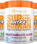 ALPHA LION Superhuman Intra Workout Powder for Men & Women, Amino Acids Drink, Muscle Recovery Supplement, BCAA Powder, Electrolytes & Hydration Mix (42 Servings, Tropical Pineapple Juice Flavor)
