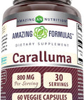 Amazing Nutrition Formulas Caralluma Supplement | 800 Mg Per Serving | 60 Veggie Capsules | Non-GMO | Gluten- | Made in USA