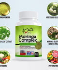 Moringa Capsules Equiv to 5000 mg Moringa Powder - Immune Support Green Superfood Moringa Oleifera Pills Rich Antioxidant Properties Vegan Friendly Anti Aging Support - 60 Capsules by Amate Life