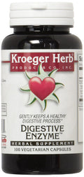 Kroeger Herb Digestive Enzyme, 100 Count