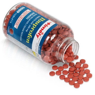 TIME-CAP LABS, INC. Timely Ibuprofen 200Mg 1000 Tablets - Compared To Advil Tablets - Pain Relief Tablets And Fever Reducer - For Headache Relief, Menstrual Pain, Tooth Aches Muscular Aches, Arthritis Pain & Body Aches