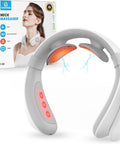 Comfier Portable Heated Neck Massager, Ems Intelligent Electric Neck Massager With Heat, Fsa Smart Wireless Neck Massager With 3D Electrode Pads For Women Men