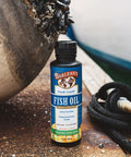 Barleans Fresh Catch Fish Oil Supplement with EPA DHA Omega 3 Orange Flavor UltraPurified Pharmaceutical Grade NonGMO Gluten Free 8 Fl Ounce