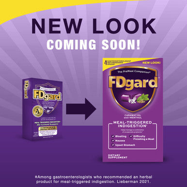 FDgard Dietary Supplement to Help Manage MealTriggered Indigestion 108 Capsules