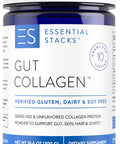 Essential Stacks Collagen Peptides Powder (From Grass Fed American Cattle) - Gluten, Dairy & Soy Free - Unflavored Hydrolyzed Collagen Supplement (10.6 Oz)