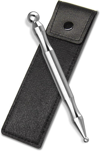 Acupuncture Pen - Stainless Steel Manual Acupuncture Pen - For Full-Body Deep Tissue Merdian Pain Relief & Facial Massage