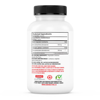 Renew Actives Panax Ginseng Supplement - Help Boost Energy, Performance & Cognitive Function, Easy Swallow Vegan Capsules, Gluten & Gmo Free, 500Mg Per Serving