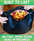 Xprs Nutra Exit Bags Measuring 12x9x3 - Premium Squeeze to Open Resealable Black Zip-Locking Exit Bag - Airtight Pouch Giant Ziplock Bags for Storage The Exit Ziplock Mylar Pouch (250 Pack)