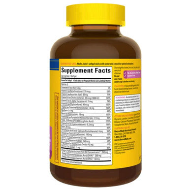 Nature Made Prenatal + DHA 200 mg 150 Softgels