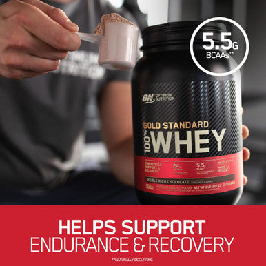Optimum Nutrition Gold Standard 100% Whey Protein Powder Vanilla Ice Cream 2 Pound