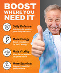 Healing Effectory Stamen Male Vitality Supplement, Male Fertility Support, Male Stamina, Motility, Strength, Conceive, Preconception Supplement 30 Day (60Ct) All Natural
