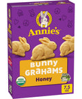 Annie's Organic Friends Bunny Grahams, Chocolate Chip, Chocolate, and Honey Baked Graham Snacks, 11.25 oz