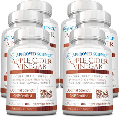 Approved ScienceApple Cider Vinegar with Mother and Piperine Helps Detoxify Boost Metabolism Reduce Inflammation 1 Vegan Friendly Bottle