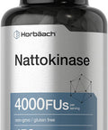 Nattokinase Supplement 4000 FU | 150 Capsules | Non-GMO, Gluten Free | by Horbaach