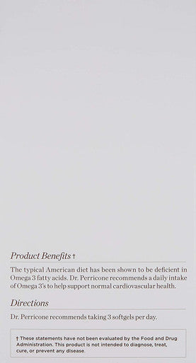 Perricone MD Omega 3 Supplements 90 day