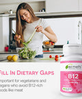 Ez Melts B12 Sublingual Vitamin 2,500 Mcg, Methylcobalamin, Sugar-Free, 3-Month Supply
