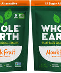 Whole Earth Sweetener Co. Stevia & Monk Fruit Sweetener, Erythritol Sweetener, Stevia Packets, Sugar Substitute, Natural Sweetener, 400 Count