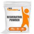BulkSupplements Resveratrol Powder - Antioxidants Supplement, Sourced from Polygonum cuspidatum Root - - 250mg , 100 Servings (25 Grams - 0.88 oz)