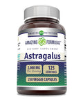 Amazing Formulas Astragalus 2000 Mg Per Serving Capsules Supplement | Made From Pure Astragalus Membranaceus Plant Root Extract | Non-Gmo | Gluten Free (250 Count)