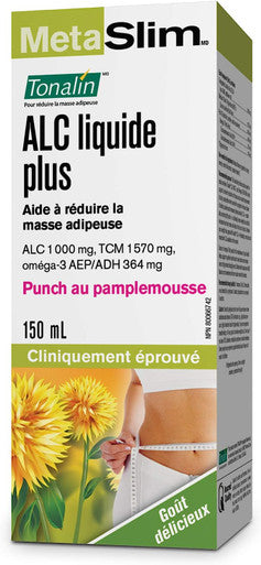 Webber Naturals MetaSlim, CLA (Conjugated Linoleic Acid) Plus Omega-3, Liquid, Grapefruit Flavour, 1,000 mg, 364 mg, 150 mL