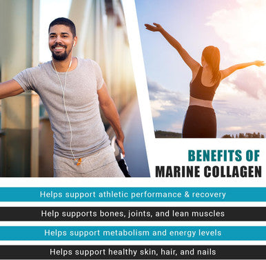 Ancient Bliss Wild-Caught Marine Fish Collagen Peptides Powder, Flavorless Collagen Protein Supplement With Type 1, Non-Gmo, Gluten-, Amino Acid Supplement For Skin, Hair And Nails, 15.87 Oz