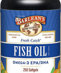 Barlean'S Omega 3 Fish Oil Supplements Supplement Softgels For Men And Women 600Mg Epa And Dha Fatty Acids Orange Flavored 100 Count