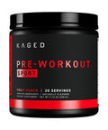 Kaged Sport Pre Workout Powder for Men & Women Fruit Punch 20 Servings