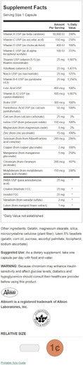 Swanson Active One Multivitamin without Iron 90 Capsules
