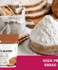 Kate Naturals Vital Wheat Gluten For Bread Making Baking Additive & Seitan. Compatible With Bread Machine (12Oz High Protein Flour)