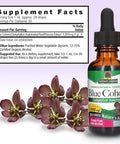 Nature'S Answer Blue Cohosh Root with Organic Alcohol 1-Fluid Ounce | Childbirth Support | Hot Flash Reliever Menopausal Aid | Women's Health