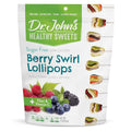 Dr. JohnÃƒÂ¢Ã¢â€šÂ¬Ã¢â€žÂ¢s Sugar Free Berry Swirl Lollipops ÃƒÂ¢Ã¢â€šÂ¬Ã¢â‚¬Å“ Keto Friendly, Vegan, Gluten Free ÃƒÂ¢Ã¢â€šÂ¬Ã¢â‚¬Å“ Xylitol & Erythritol, +Fiber & Vitamin C, Individually Wrapped ÃƒÂ¢Ã¢â€šÂ¬Ã¢â‚¬Å“ 60 Count (1 lb)