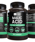 PURE ORIGINAL INGREDIENTS Malic Acid (365 Capsules) No Magnesium Or Rice Fillers, Always Pure, Lab Verified