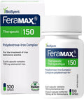 FeraMAX Pd 150 Iron Supplement - Once Daily High Dose Iron Supplement No.1 Recommended Treatment for Iron Deficiency Anemia - 150mg of Elemental Iron per Capsule, 100 Capsules