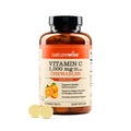 NatureWise Extra Strength Vitamin C Chewable 1000mg for Adults Natural Orange Flavor Immune System and Antioxidant Support NonGMO Vegan and Sugar Free 90 Chewable Tablets[45Day Supply]