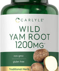 Carlyle Wild Yam Root Capsules | 200 Count | Non-Gmo, Gluten Free | Traditional Herb Extract