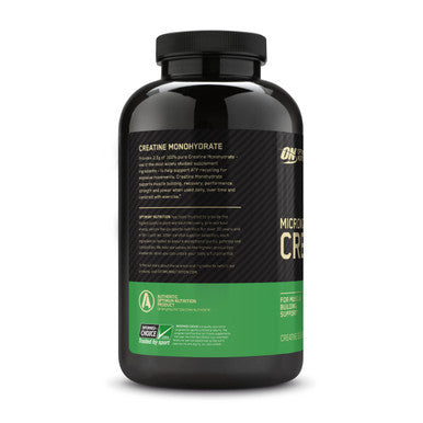 Optimum Nutrition Micronized Creatine Monohydrate Capsules Keto Friendly 2500Mg 200 Capsules