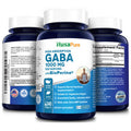 NusaPure GABA 1000 mg 240 Tablets (Vegan, Non-GMO & Gluten-Free) with Bioperine