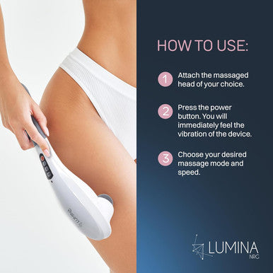 Deep Tissue Body Massager - Hammer Nrg - Relieve Stress, Stiff And Sore Muscles Lumina Nrg