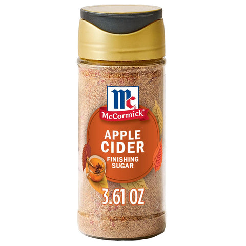 McCormick Finishing Sugar, Pumpkin Spice, Limited Edition, Sweet Blend of Warm Pumpkin Spices, The Perfect Finish for Cookies, Muffins, Pancakes, Bread, and More, 3.66 oz (Pack of 2)