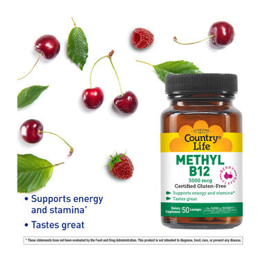 Country Life Methyl B12 3000 Mcg 50 Lozenges
