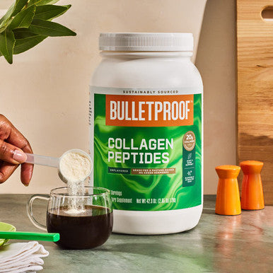 Bulletproof Xct Mct Oil 32 Oz Collagen Protein Powder 42.3 Oz
